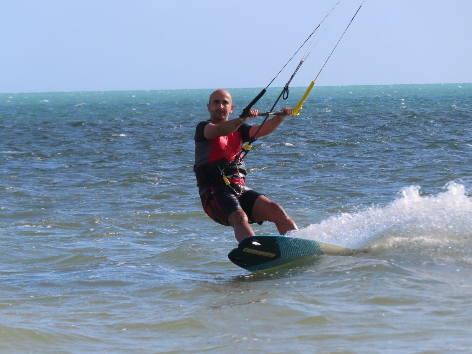 Martin kite boarding